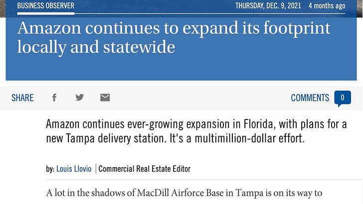 Tampa Job Growth Continues