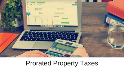 Prorated Property Taxes