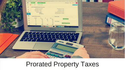 Prorated Property Taxes Prorated Property Taxes